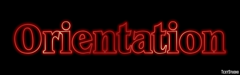 Orientation Text Effect