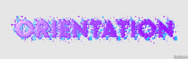 Orientation Text Effect