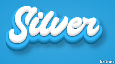 Silver Text Effect