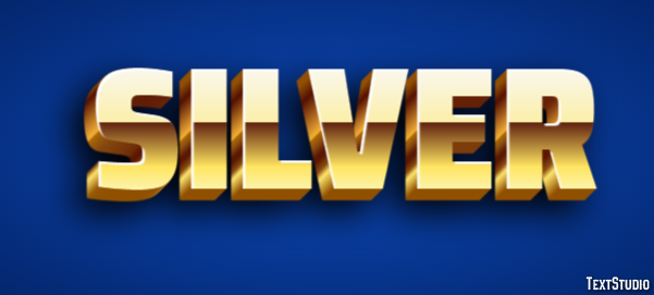 Silver Text Effect