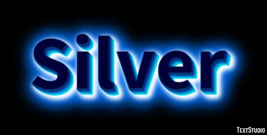 Silver Text Effect