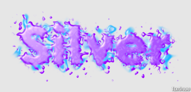 Silver Text Effect