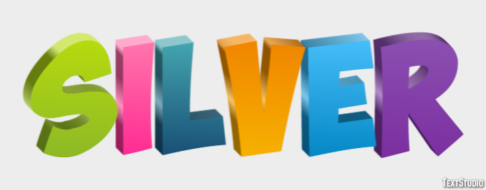 Silver Text Effect