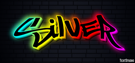 Silver Text Effect