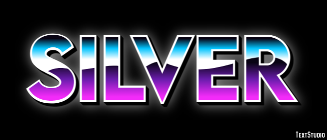 Silver Text Effect