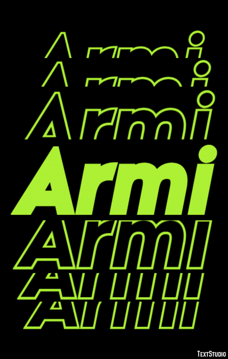 Armi Text Effect