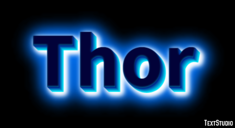 Thor Texteffekt