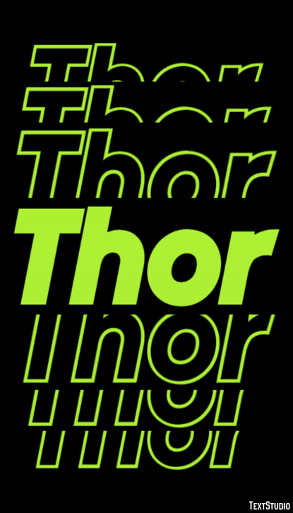 Thor Efekt tekstowy