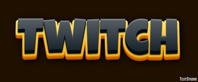 Twitch Text Effect