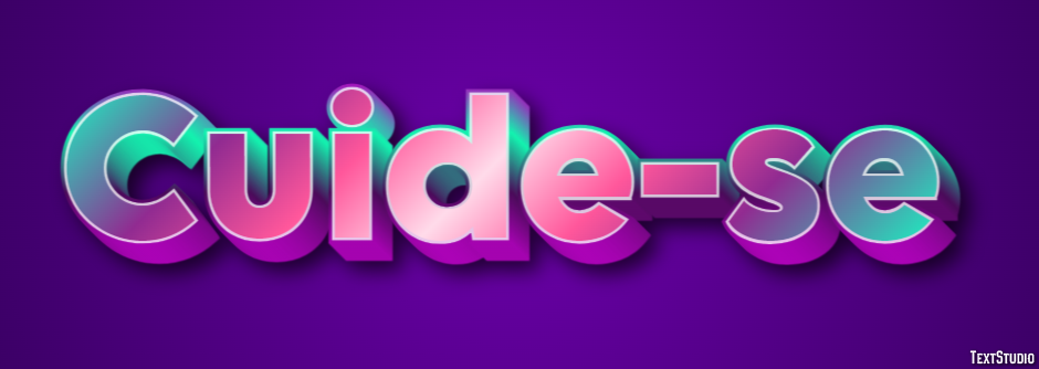 Cuide-se Efeito do texto