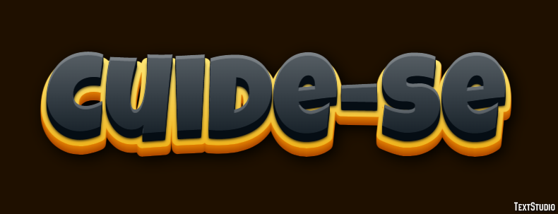 Cuide-se Efeito do texto