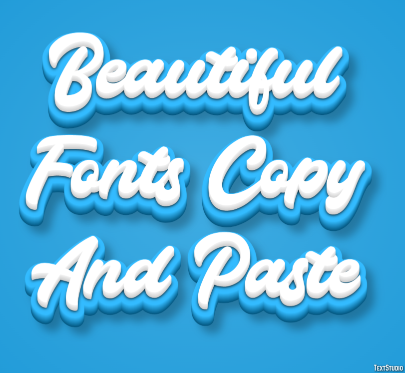 Beautiful Fonts Copy And Paste テキスト効果