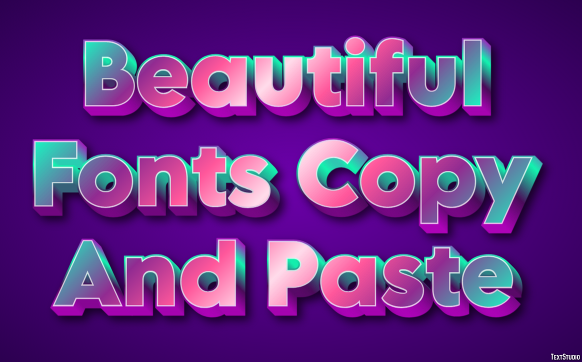 Beautiful Fonts Copy And Paste テキスト効果