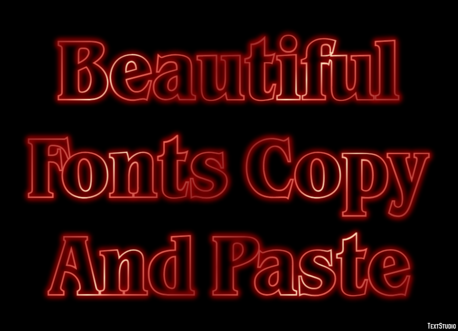 Beautiful Fonts Copy And Paste テキスト効果