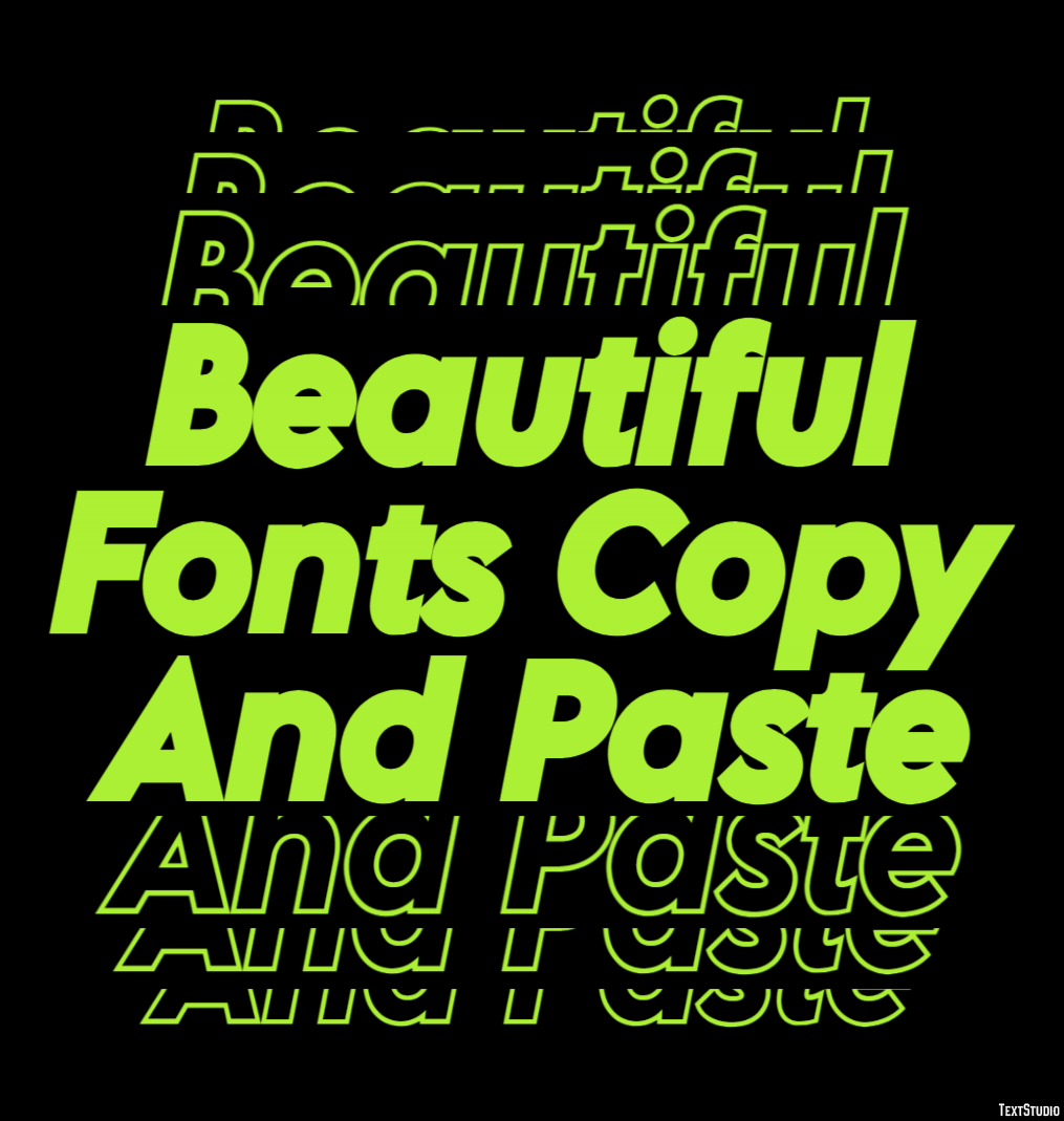 Beautiful Fonts Copy And Paste テキスト効果