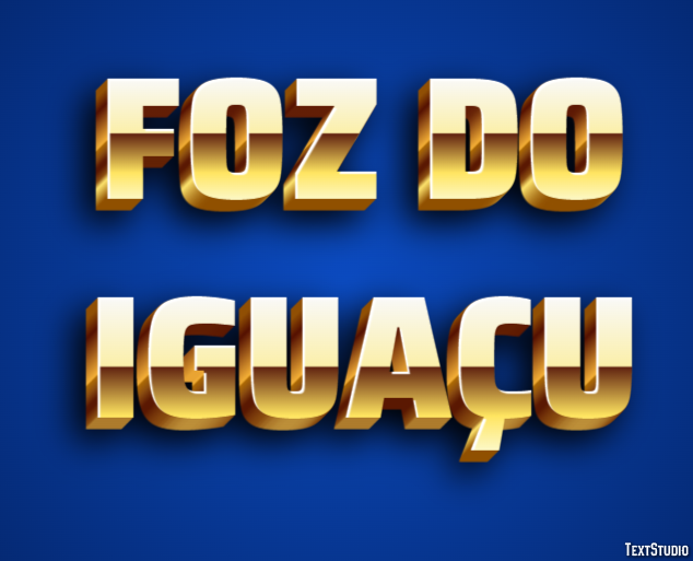 Foz do Iguaçu Efekt tekstowy