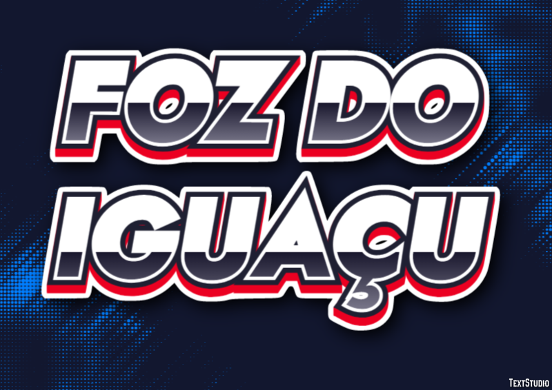 Foz do Iguaçu Efekt tekstowy