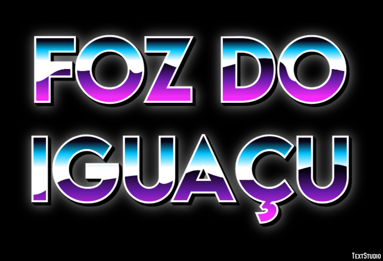 Foz do Iguaçu Efekt tekstowy