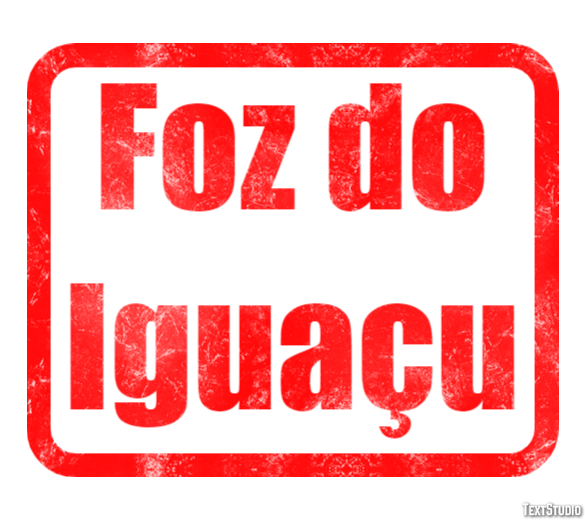 Foz do Iguaçu Efekt tekstowy