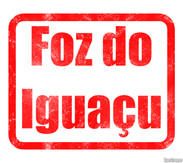 Foz do Iguaçu Efekt tekstowy