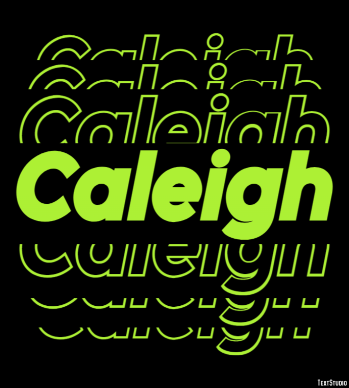 Caleigh Effetto testo