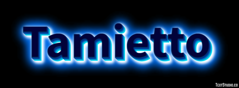 Tamietto Effetto testo