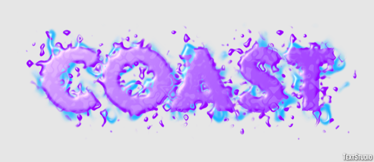 Coast Text Effect