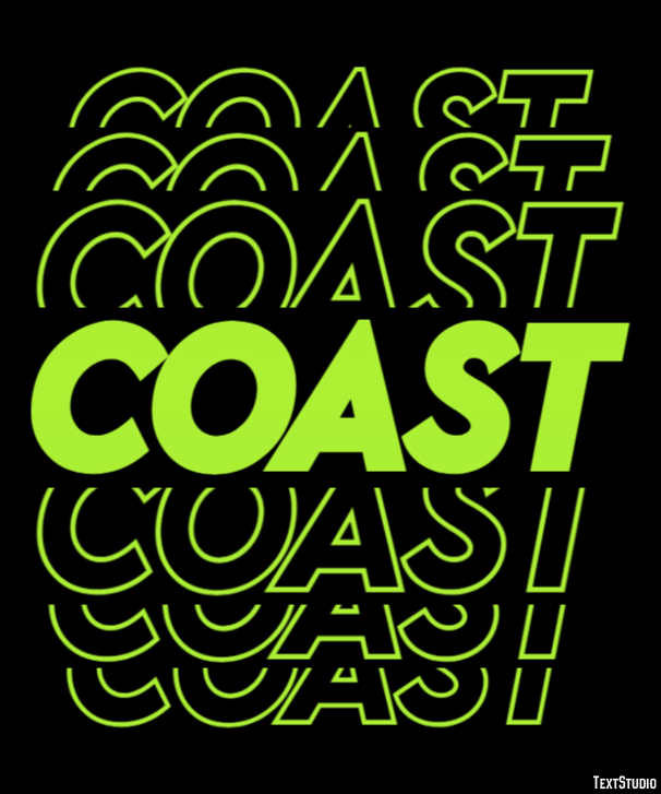 Coast Text Effect