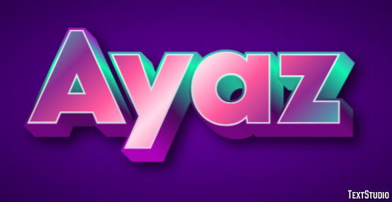 Ayaz テキスト効果