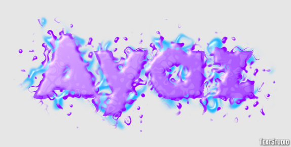 Ayaz Text effect