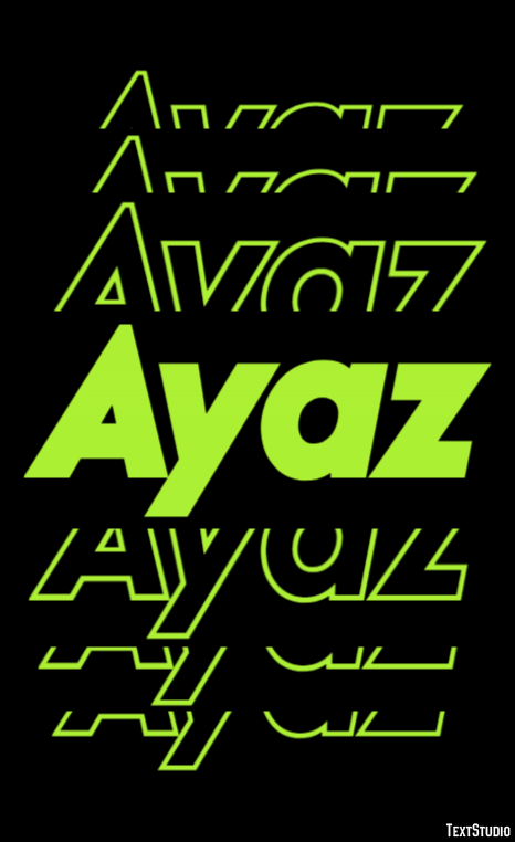 Ayaz Text Effect