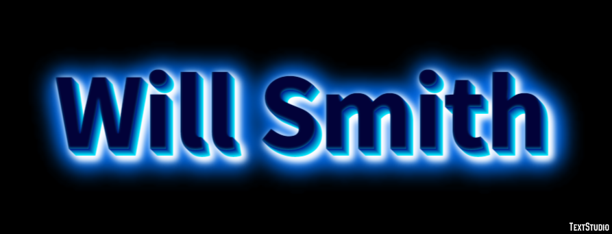 Will Smith Efecto de texto