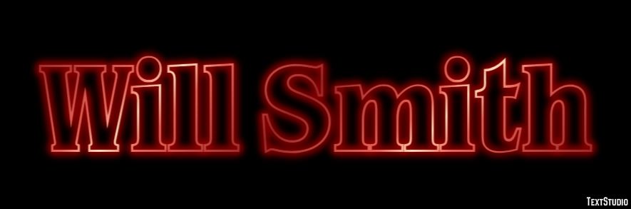 Will Smith Efecto de texto