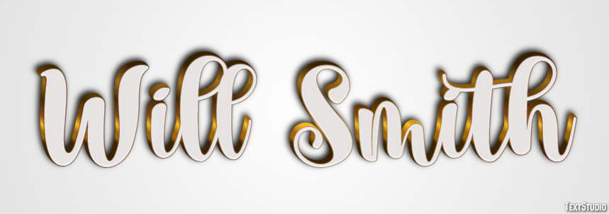 Will Smith Efecto de texto