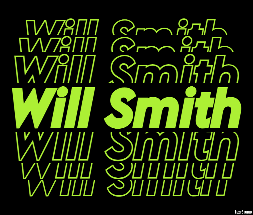 Will Smith Effetto testo