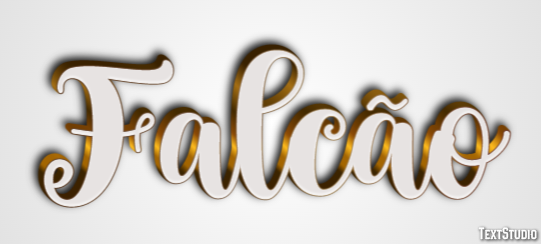 Falcão Efecto de texto