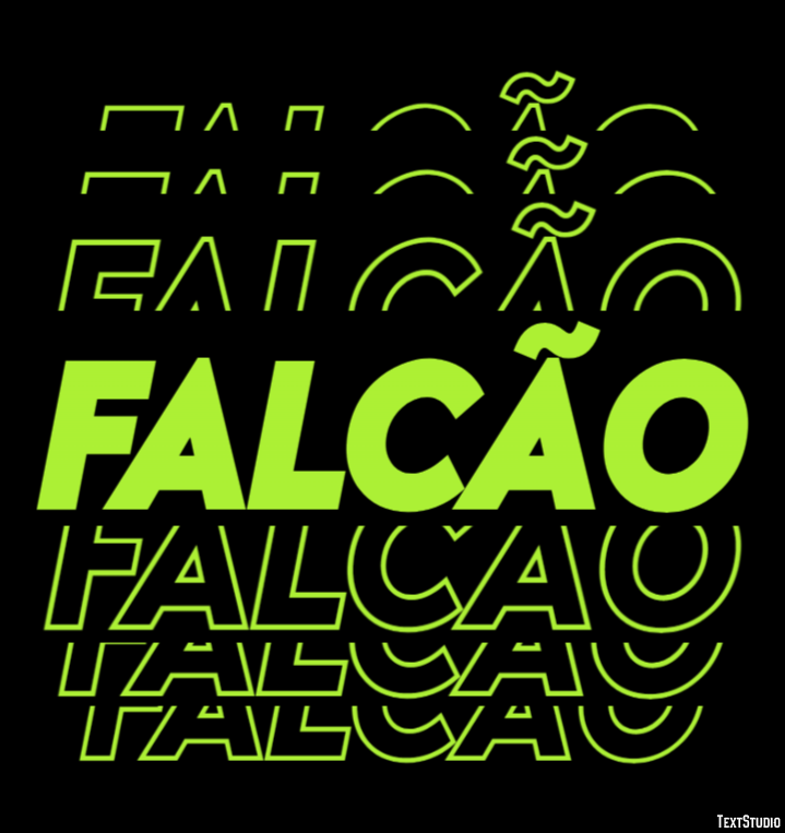 Falcão Efeito de texto
