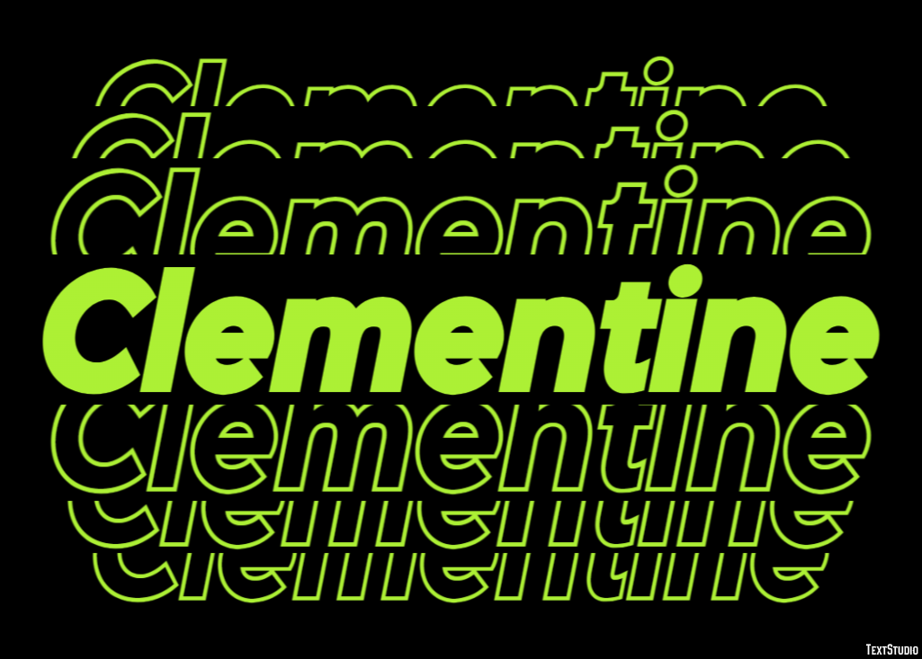 Clementine Efekt tekstowy