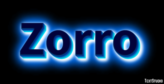 Zorro Efekt tekstowy
