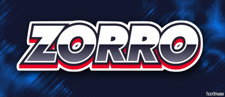 Zorro テキスト効果