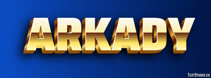 Arkady Efekt tekstowy