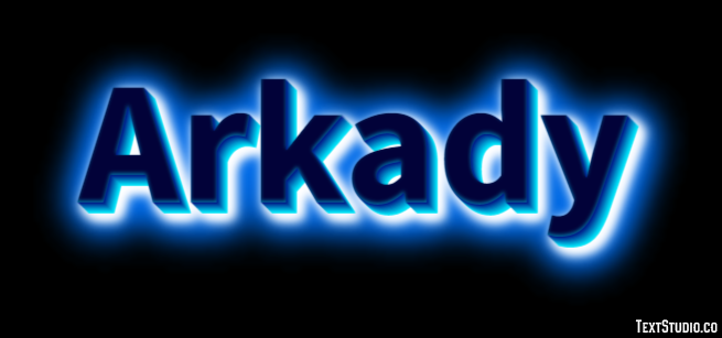 Arkady Text effect
