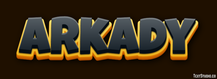 Arkady Text effect