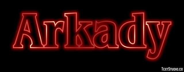 Arkady Efekt tekstowy