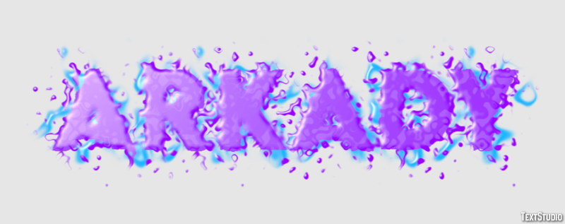 Arkady Text effect