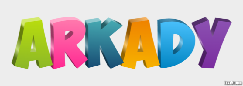 Arkady Text effect