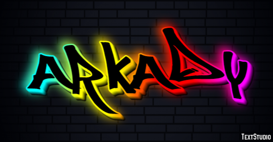 Arkady Text effect