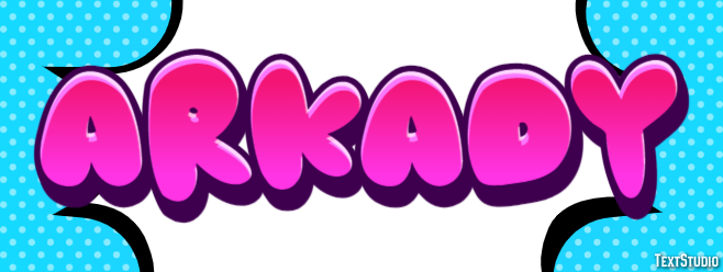 Arkady Text effect