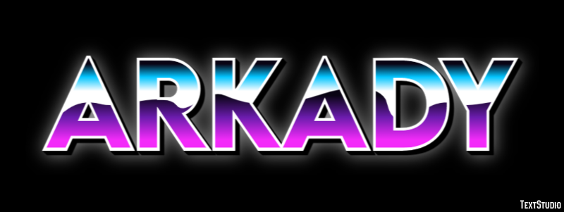 Arkady Efekt tekstowy