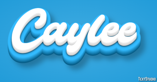 Caylee Effetto testo